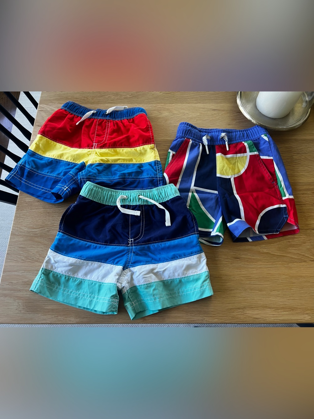 Hannah Andersson Swim Shorts lot of 3 (3T)